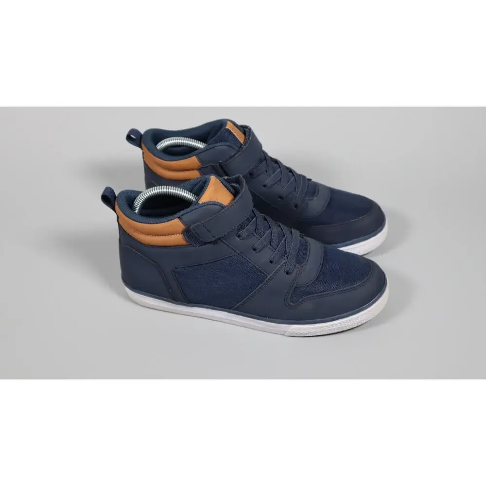 The Children's Place Boys' Boys Casual Lace Up Sneakers Navy Size 6 Big Kid